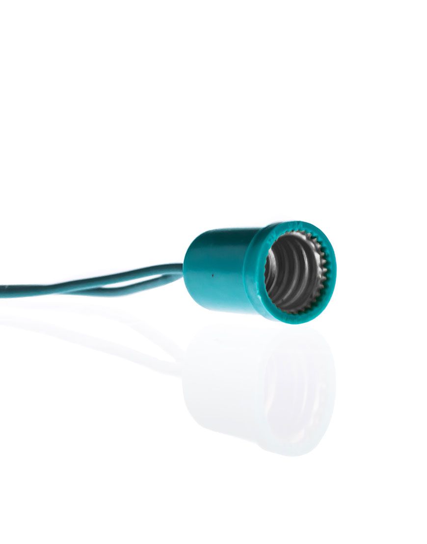 SOCKET VERDE NAVIDENO E-12